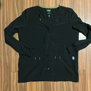 Scrub star, scrub, long sleeve jacket, black, excellent condition size xs
